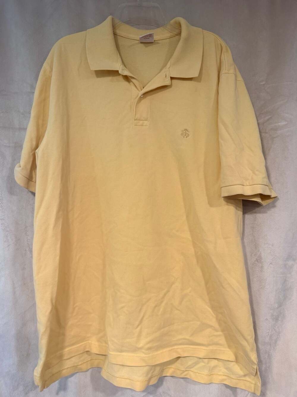 Brooks Brothers 346 Original Fit Polo Shirt Yellow XL